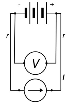 Battery Circuit with 4_point Kelvin Sensing