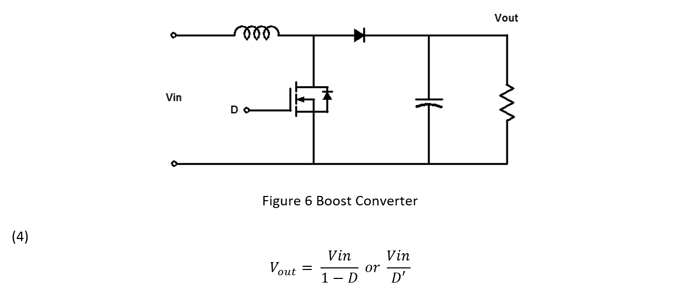 Figure 6 Boost Converter