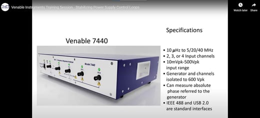 Stabilizing Power Supply Control Loops