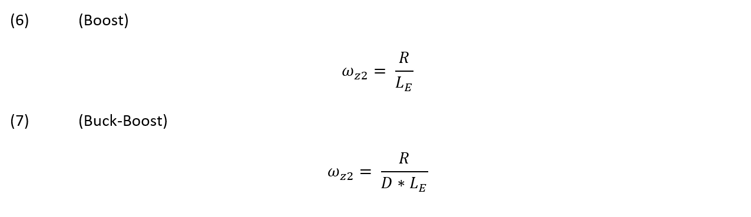 Equation 6: Boost; Equation 7: Buck-boost